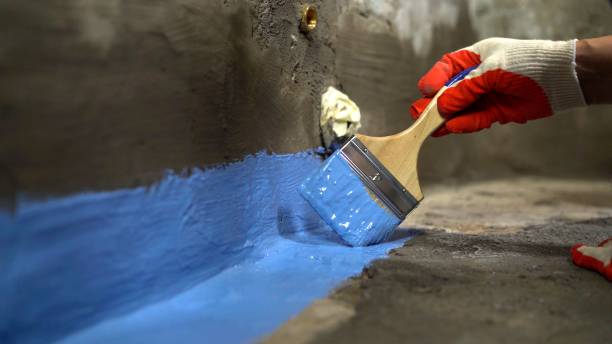 Commercial Waterproofing project at a Cleves, OH business property by SJ Waterproofing Pros